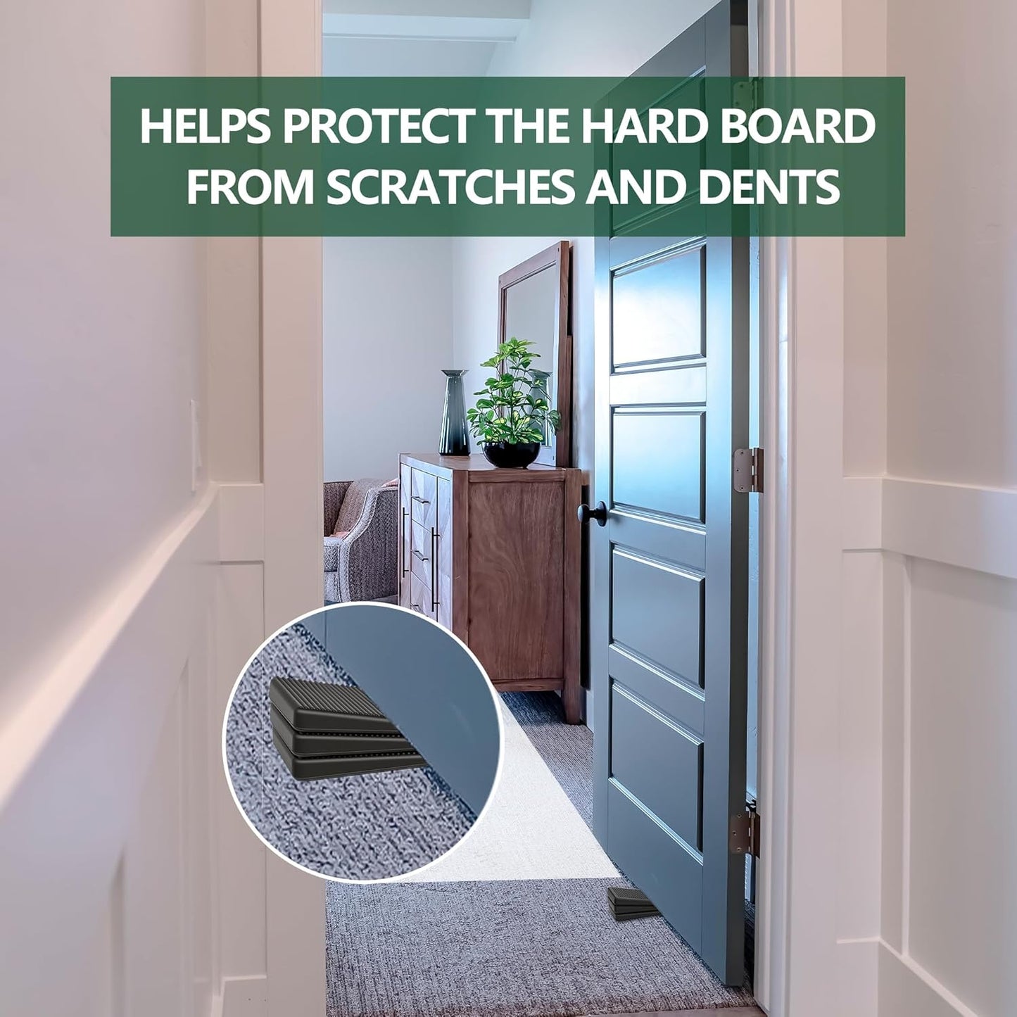 Furniture Levelers, Flexible Plastic Shims Furniture Leveling Wedge Shims Anti-Wobble Pad for Chair Table Couch Bed Toilet for Home Improvement (Black, 20 Pack)