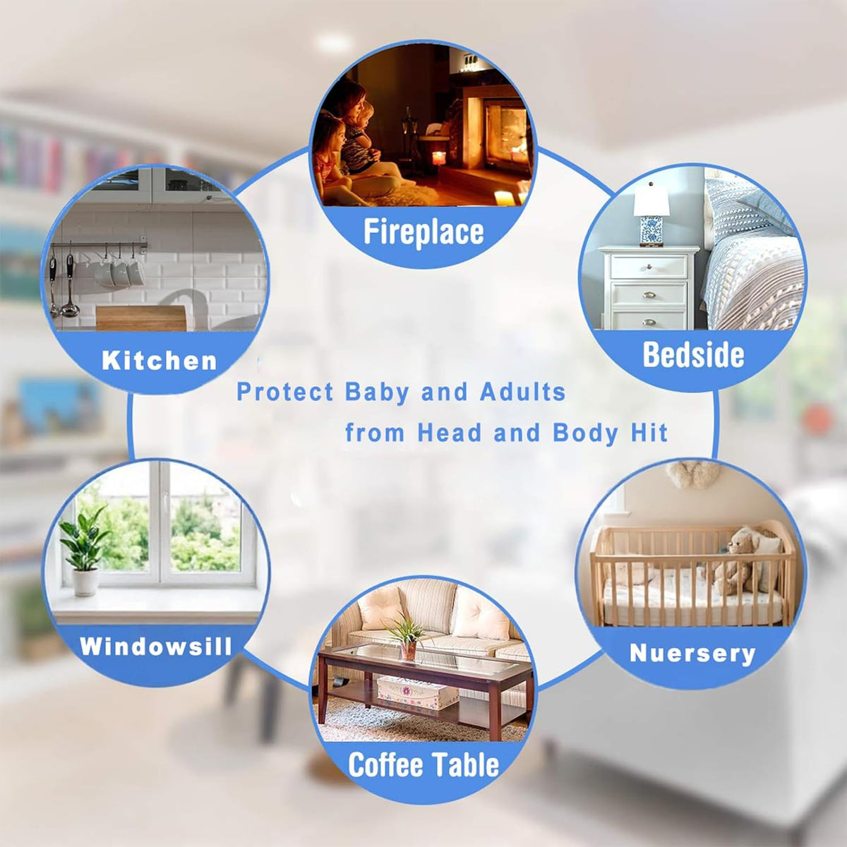 6ft Clear Silicone Edge Protector Trim - 2/5" x 2/5" Mini Flexible Self-Adhesive Corner Guard, Pre-Taped Gentle Family-Friendly Furniture Bumper for Tables and Cabinets