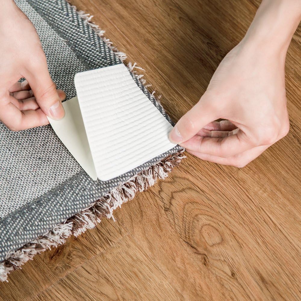 Vacuum Tech Non-Slip Rug Gripper - Adhesive-Free Floor Protector for Hardwood & Smooth Surfaces