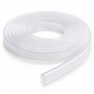 6ft Clear Silicone Edge Protector Trim - 2/5" x 2/5" Mini Flexible Self-Adhesive Corner Guard, Pre-Taped Gentle Family-Friendly Furniture Bumper for Tables and Cabinets