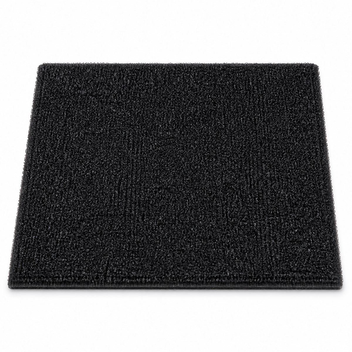 10 Pack Black Rug Anchors & Grippers - 4" x 4" Washable Reusable Hook and Loop Rug Pads for Hardwood Floors, Non-Slip Anti-Curling Carpet Tape Stickers for Area Rugs, Outlets, and Routers