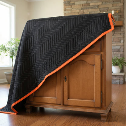 Heavy Duty Padded Moving Blankets 72" x 40" – 12 Pack – Packing Blankets, Furniture Covers for Moving