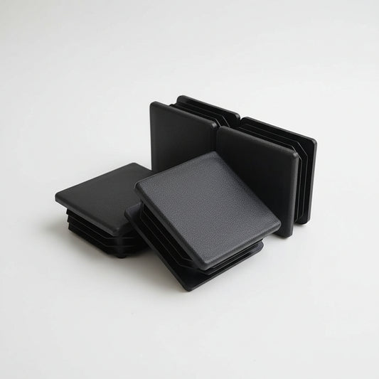 Black Plastic Plug,Tubing Post End Cap Suitable for Square
