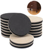 Furniture Moving Sliders for Hardwood Floors, 16-Pack 3.5" Heavy-Duty Felt Floor Protectors for Chair Legs and Furniture