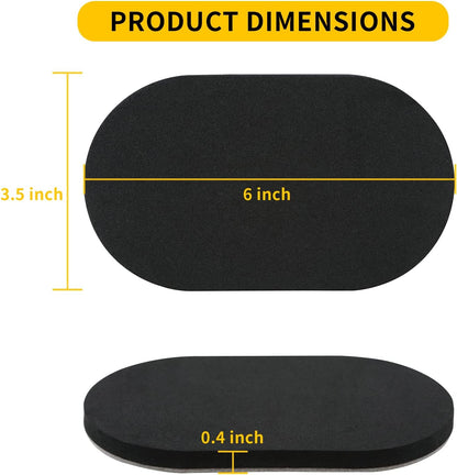 Reusable Furniture Sliders, 3.5" x 6" Heavy-Duty Furniture Moving Pads for Hardwood Floors